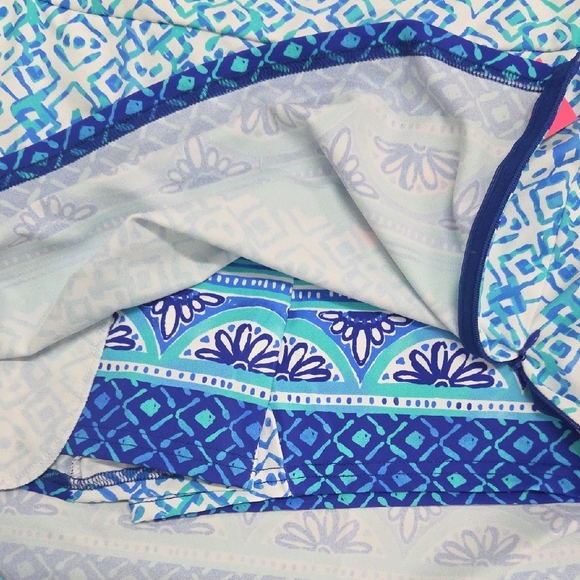 Aryeh Blue A-Line Mini Skort Resort Wear - Picture 6 of 6